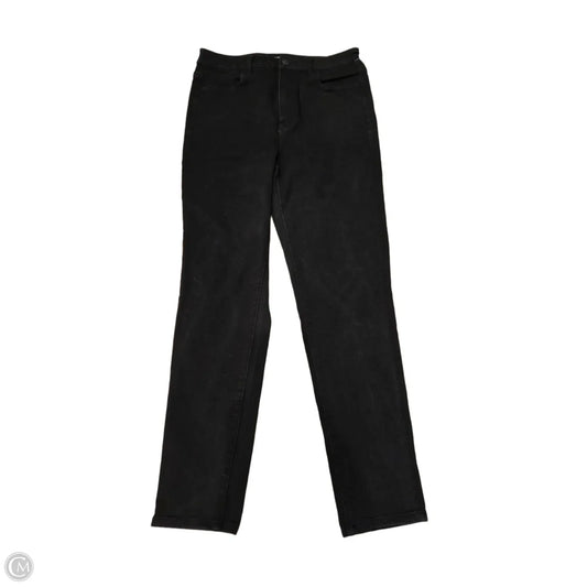 Jeans Skinny By American Eagle In Black Denim, Size: 8