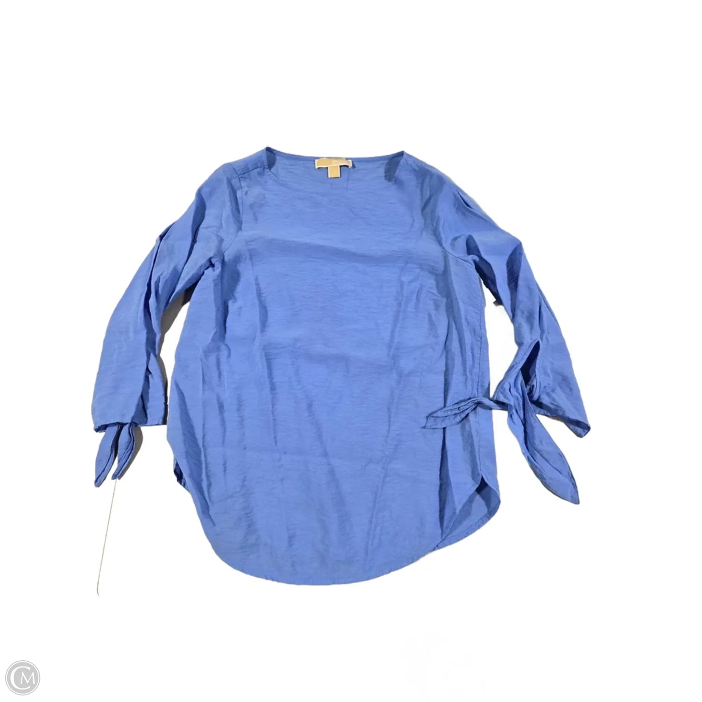 Top Long Sleeve By Michael By Michael Kors In Blue, Size: S