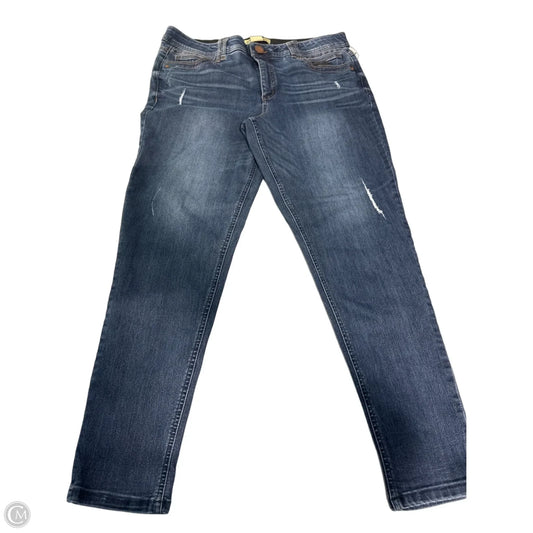Jeans Skinny By Democracy In Blue Denim, Size: 14