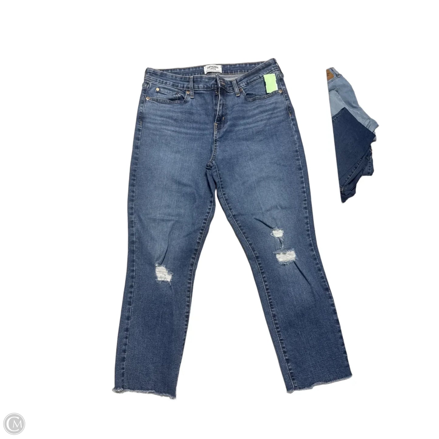 Jeans Skinny By Levis In Blue Denim, Size: 12