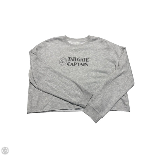 Top Long Sleeve By Cmf In Grey, Size: Xl
