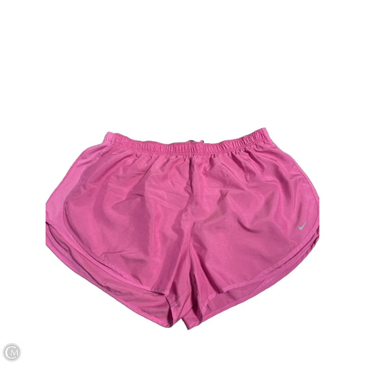 Athletic Shorts By Nike In Pink, Size: 3x