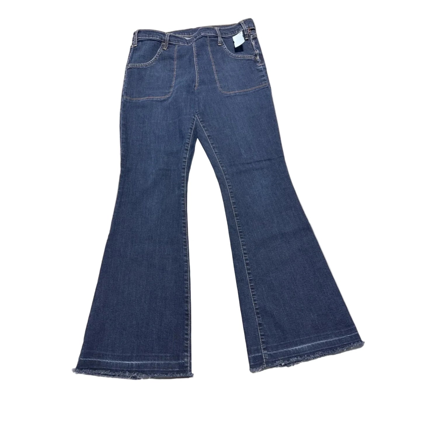 Jeans Boot Cut By Gap In Blue Denim, Size: 14