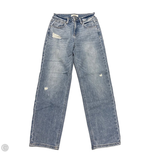 Jeans Straight By Risen In Blue Denim, Size: 2