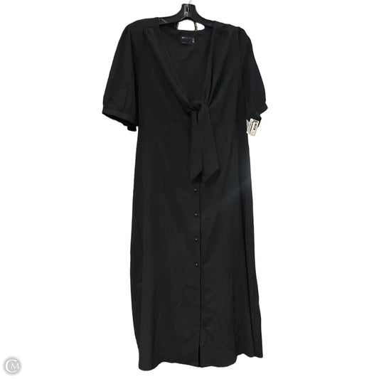 Dress Casual Maxi By Asos In Black, Size: Xl