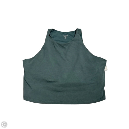 Athletic Tank Top By Old Navy In Green, Size: 2x