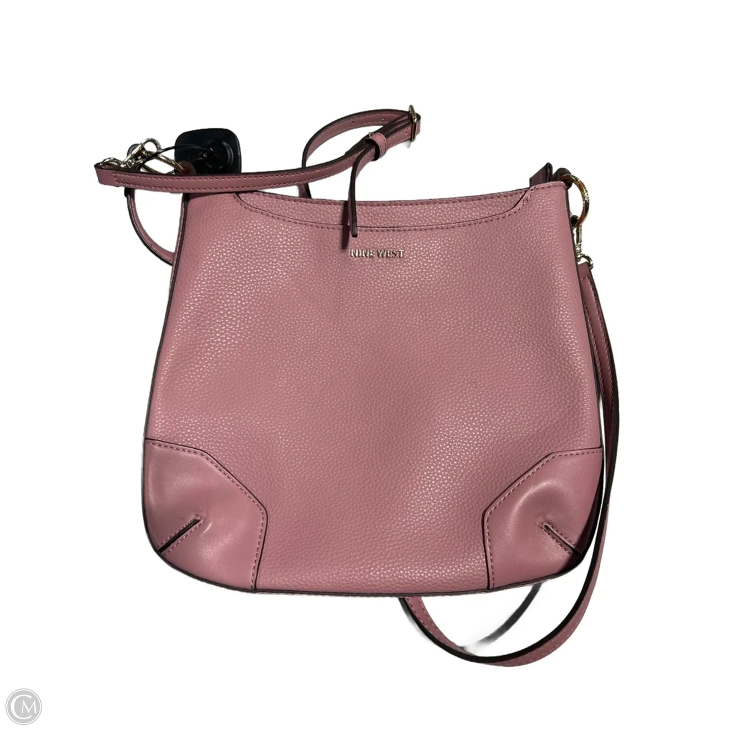 Crossbody Leather By Nine West, Size: Medium