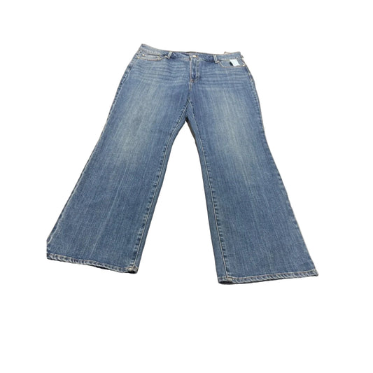 Jeans Boot Cut By Talbots In Blue Denim, Size: 16