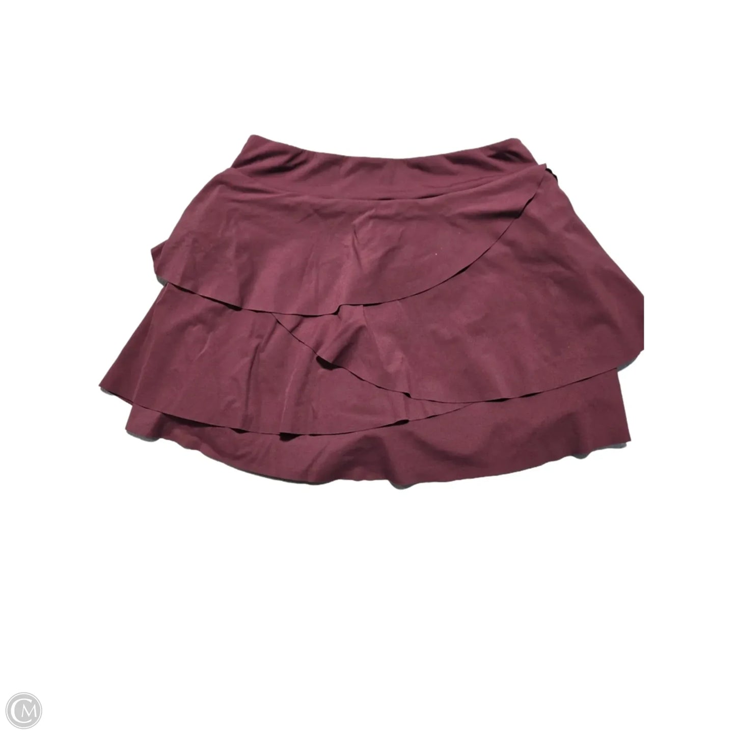 Athletic Skort By Cmb In Maroon, Size: M