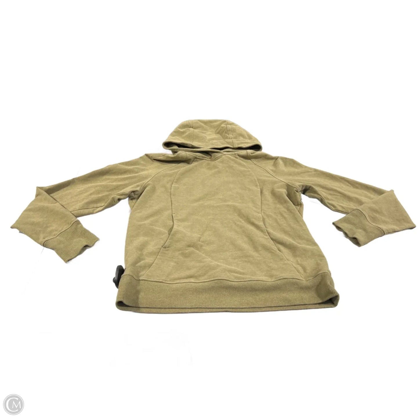 Sweatshirt Hoodie By Lululemon In Tan, Size: S