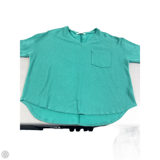 Top Short Sleeve By Altard State In Teal, Size: Xl