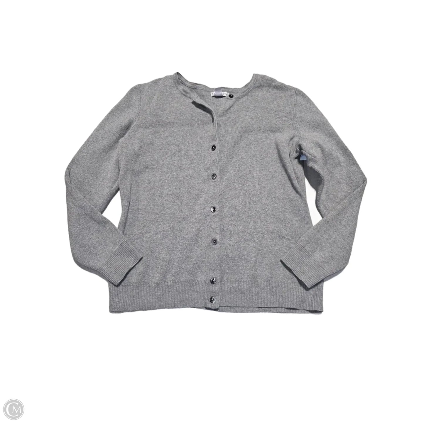 Top Long Sleeve By Croft And Barrow In Grey, Size: S