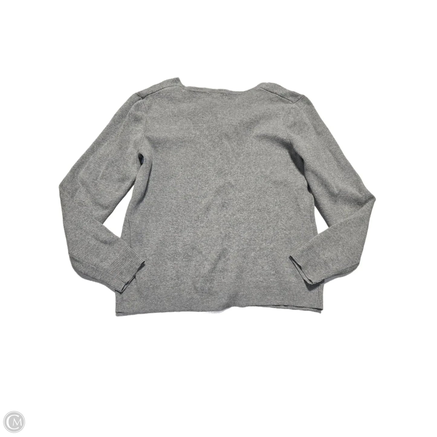 Top Long Sleeve By Croft And Barrow In Grey, Size: S