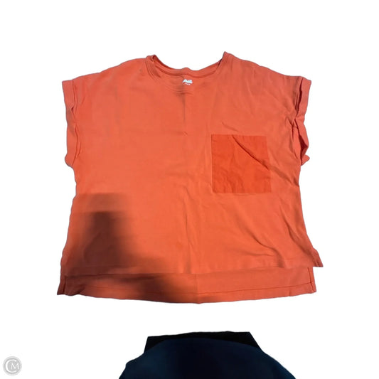 Top Short Sleeve By Avia In Orange, Size: M