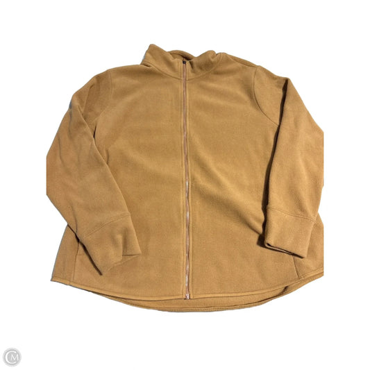 Jacket Fleece By Old Navy In Brown, Size: Xxl
