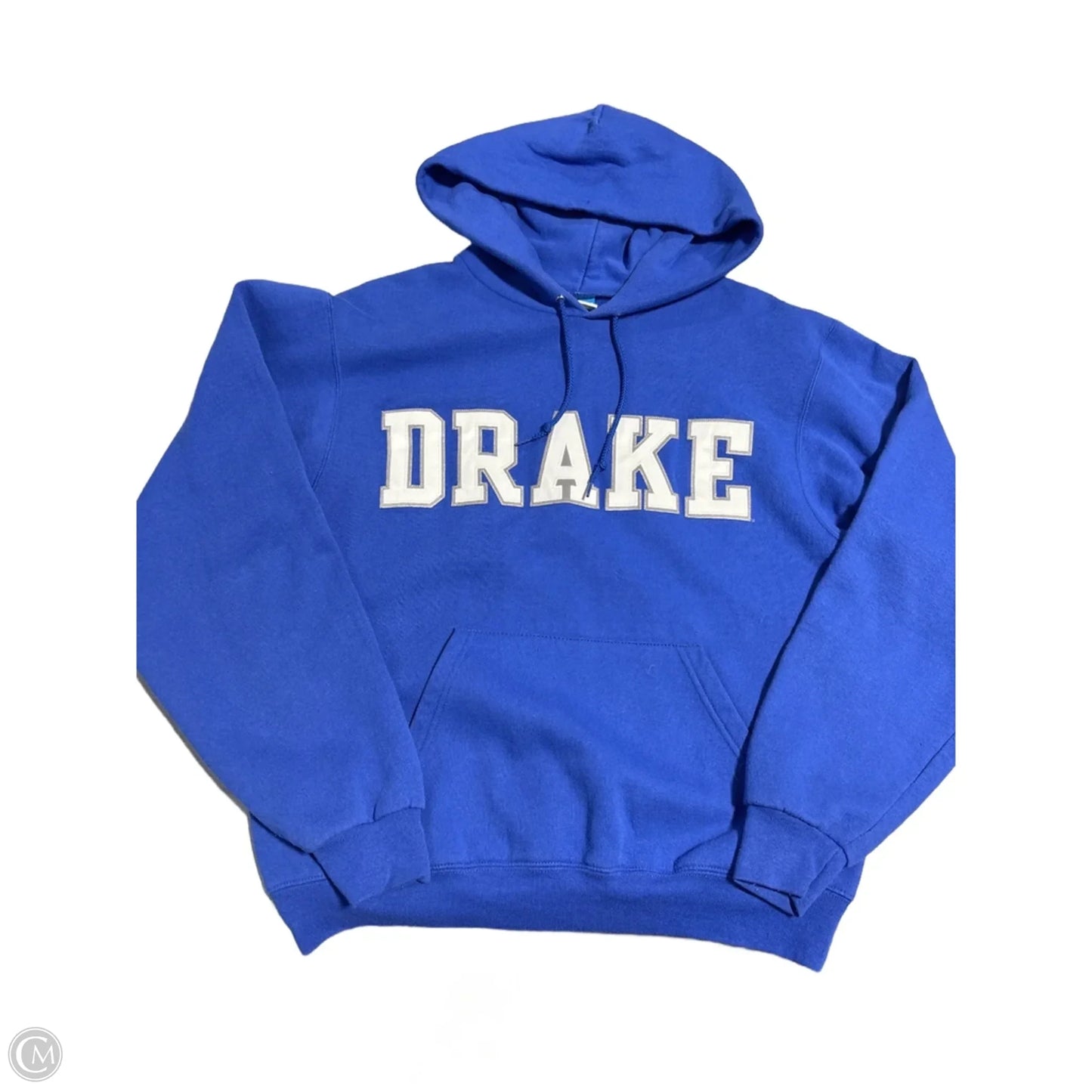 Sweatshirt Hoodie By Champion In Blue, Size: S