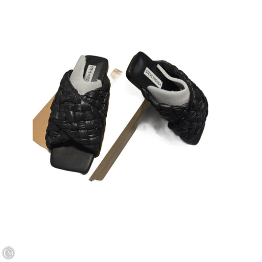 Sandals Flats By Steve Madden In Black, Size: 8.5