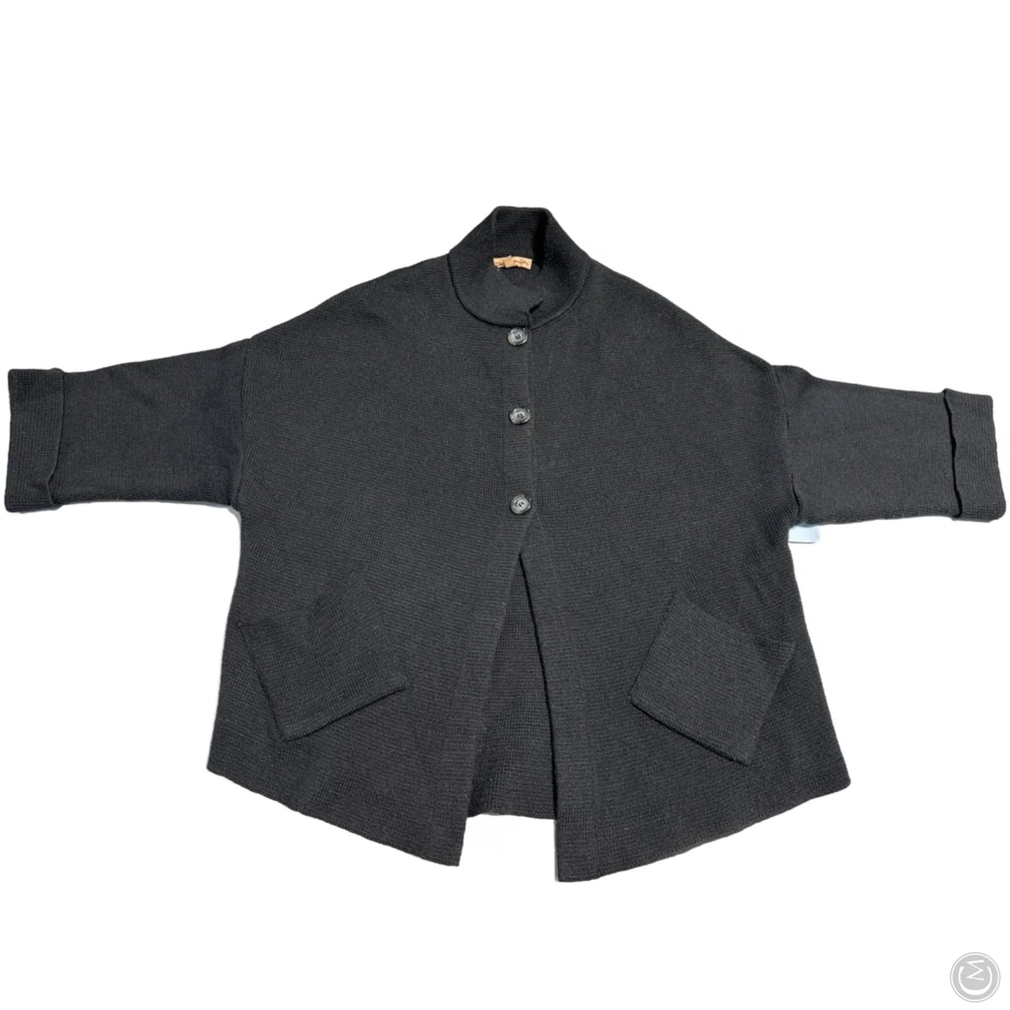 Sweater Short Sleeve By Cme In Black, Size: M