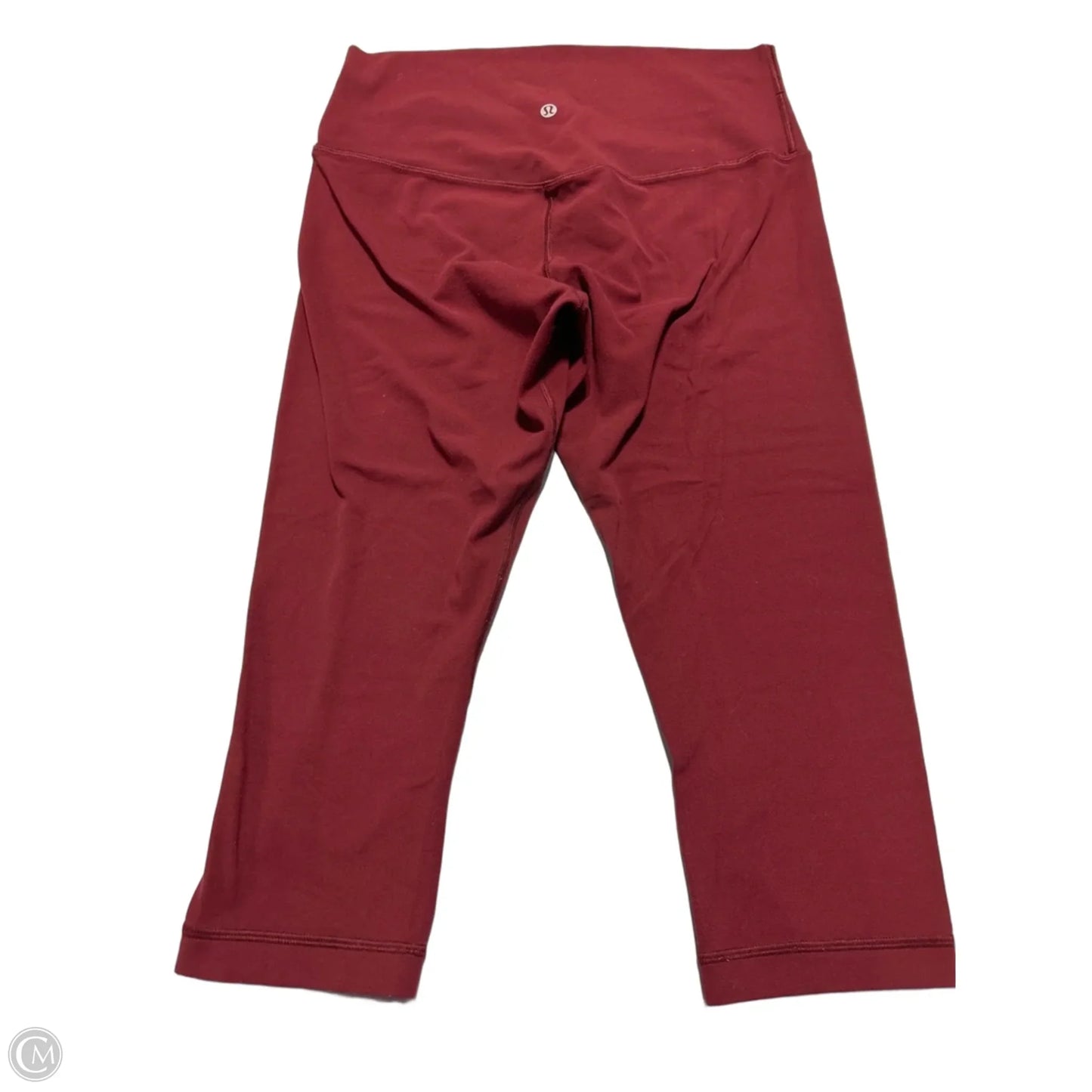 Athletic Leggings By Lululemon In Red, Size: 10
