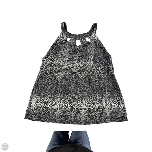 Athletic Tank Top By Cmc In Animal Print, Size: 1x