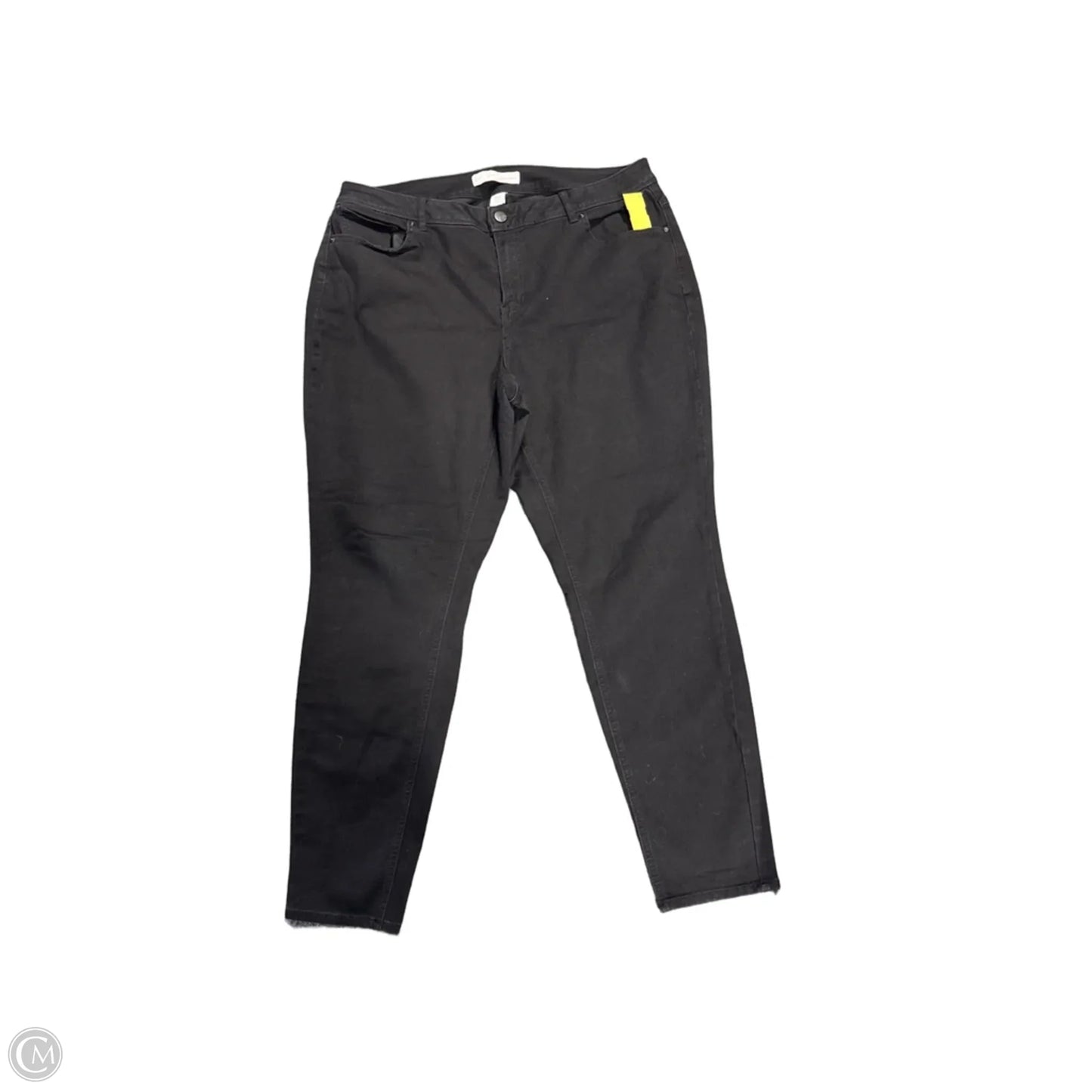 Jeans Skinny By C Est. 1946 In Black, Size: 18