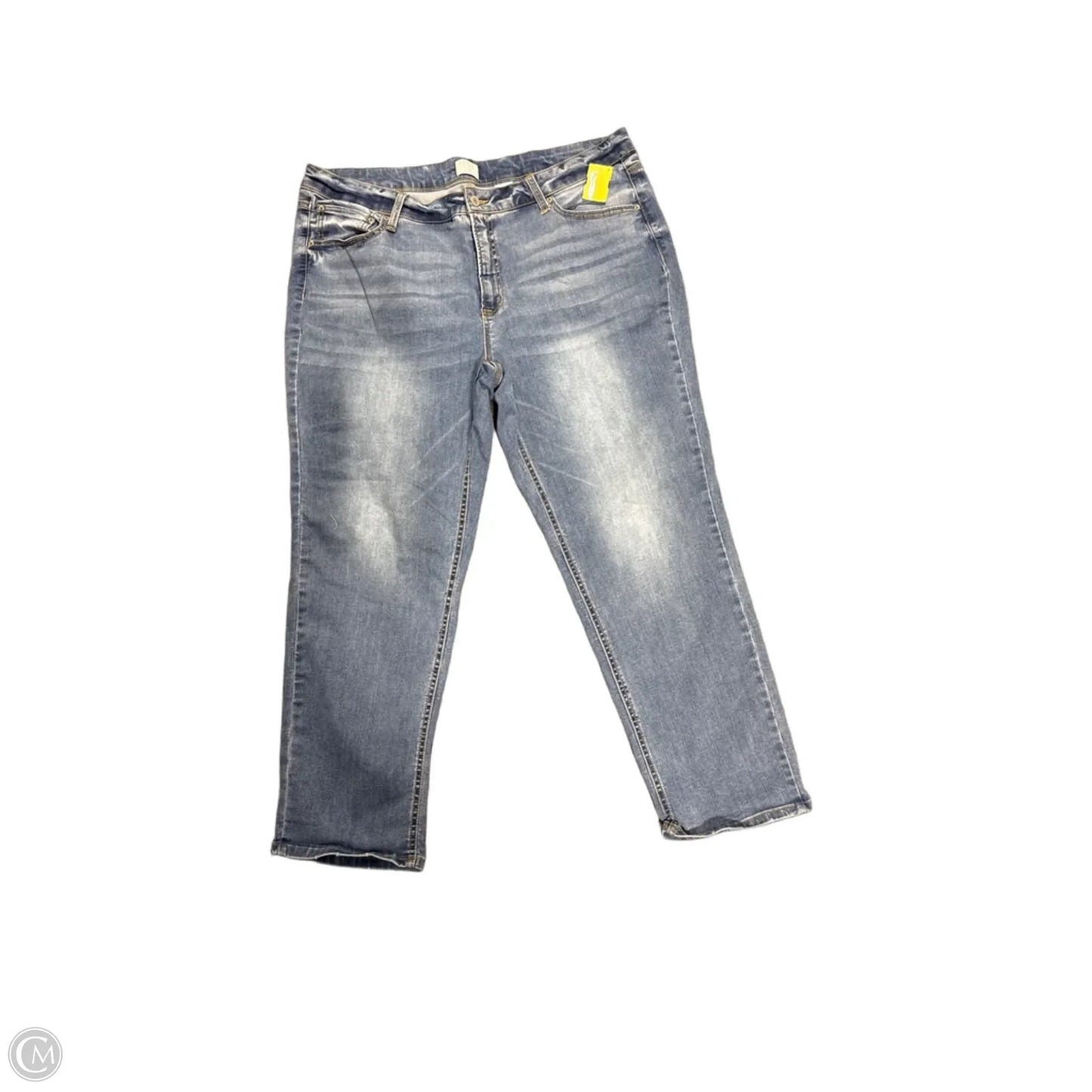 Jeans Straight By Time And Tru In Blue, Size: 20