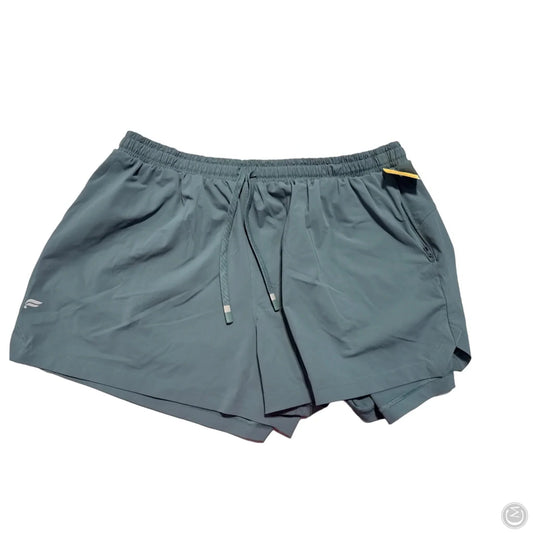 Athletic Shorts By Fabletics In Green, Size: 3x