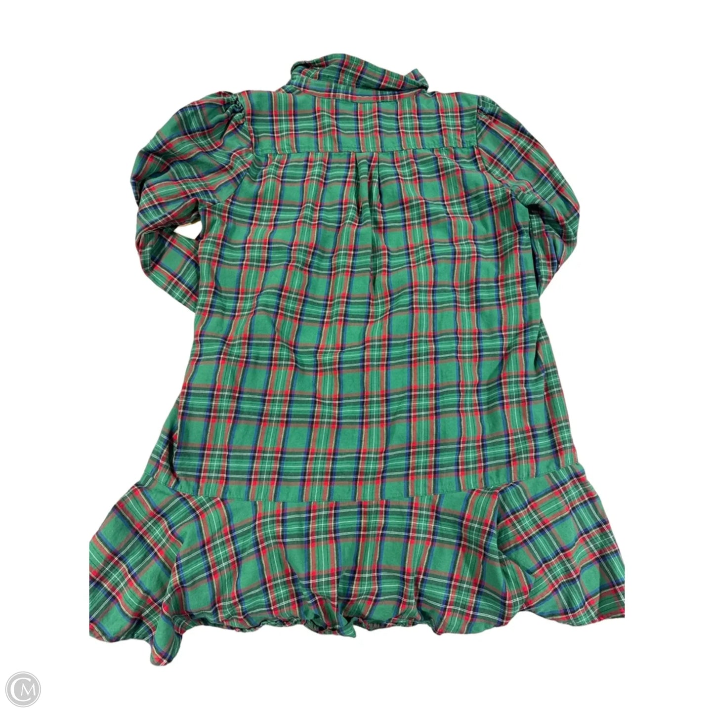 Dress Casual Short By Cmc In Green & Red, Size: L