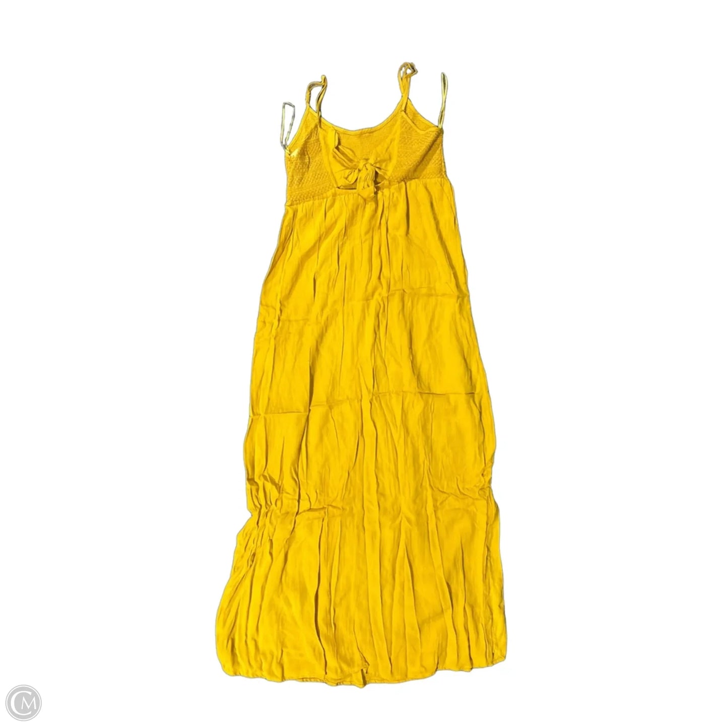Dress Casual Maxi By Cmc In Yellow, Size: M