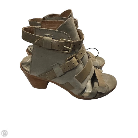 Shoes Heels Block By Sorel In Green, Size: 9