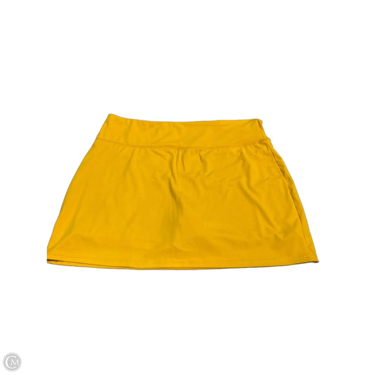Athletic Skirt By Cmc In Yellow, Size: 2x