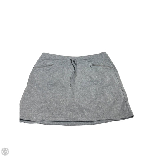 Athletic Skirt By Tangerine In Grey, Size: Xxl