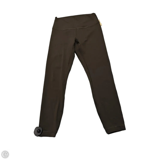 Athletic Leggings By Lululemon In Green, Size: 8