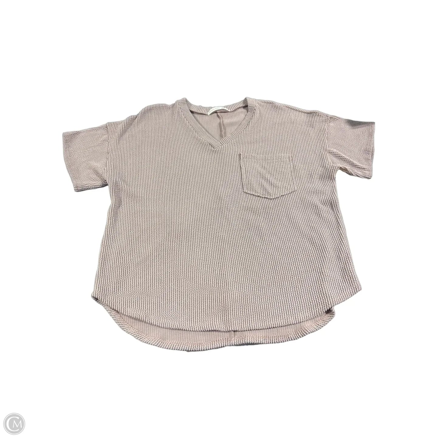 Top Short Sleeve By Altard State In Mauve, Size: M