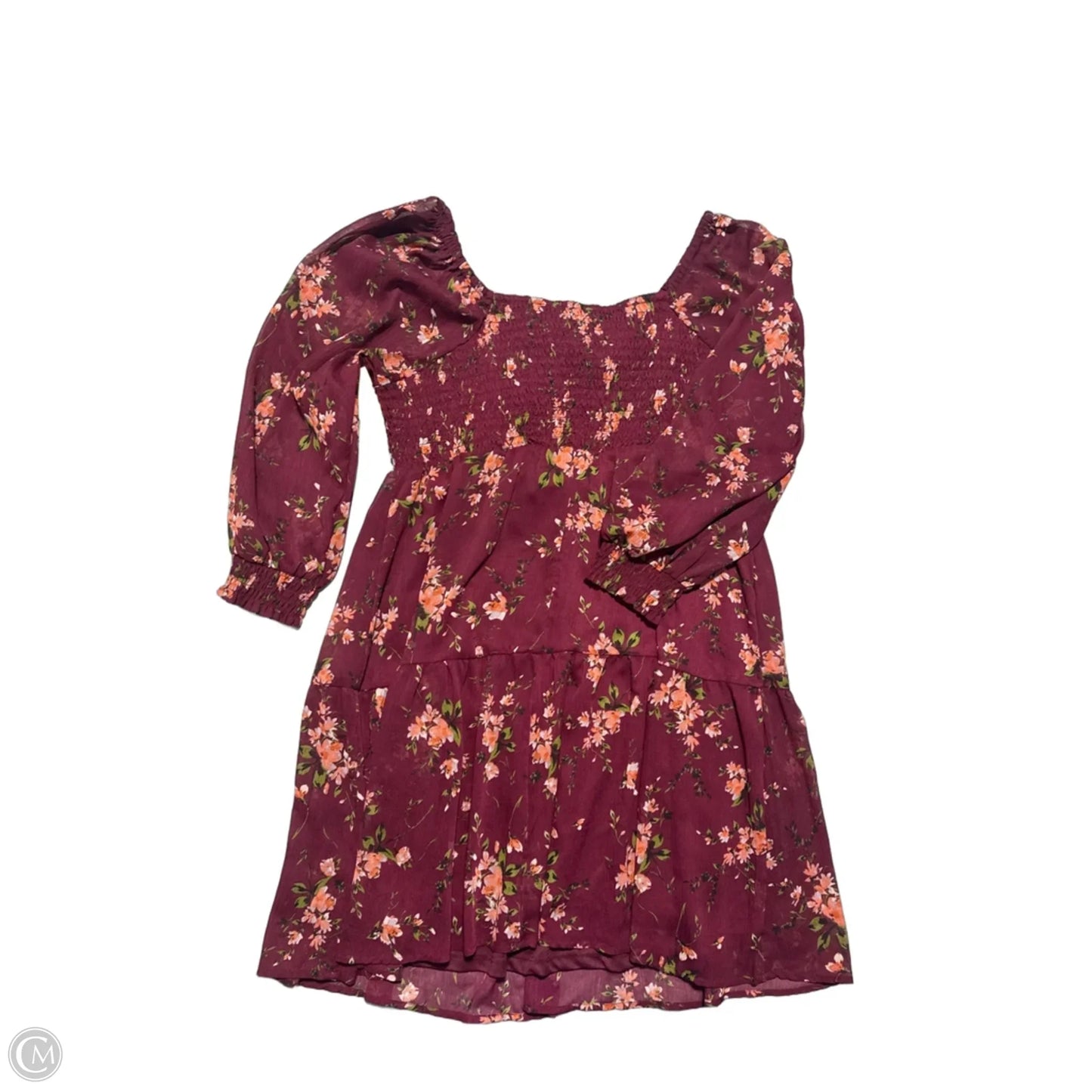 Dress Casual Short By Maurices In Maroon, Size: 0x