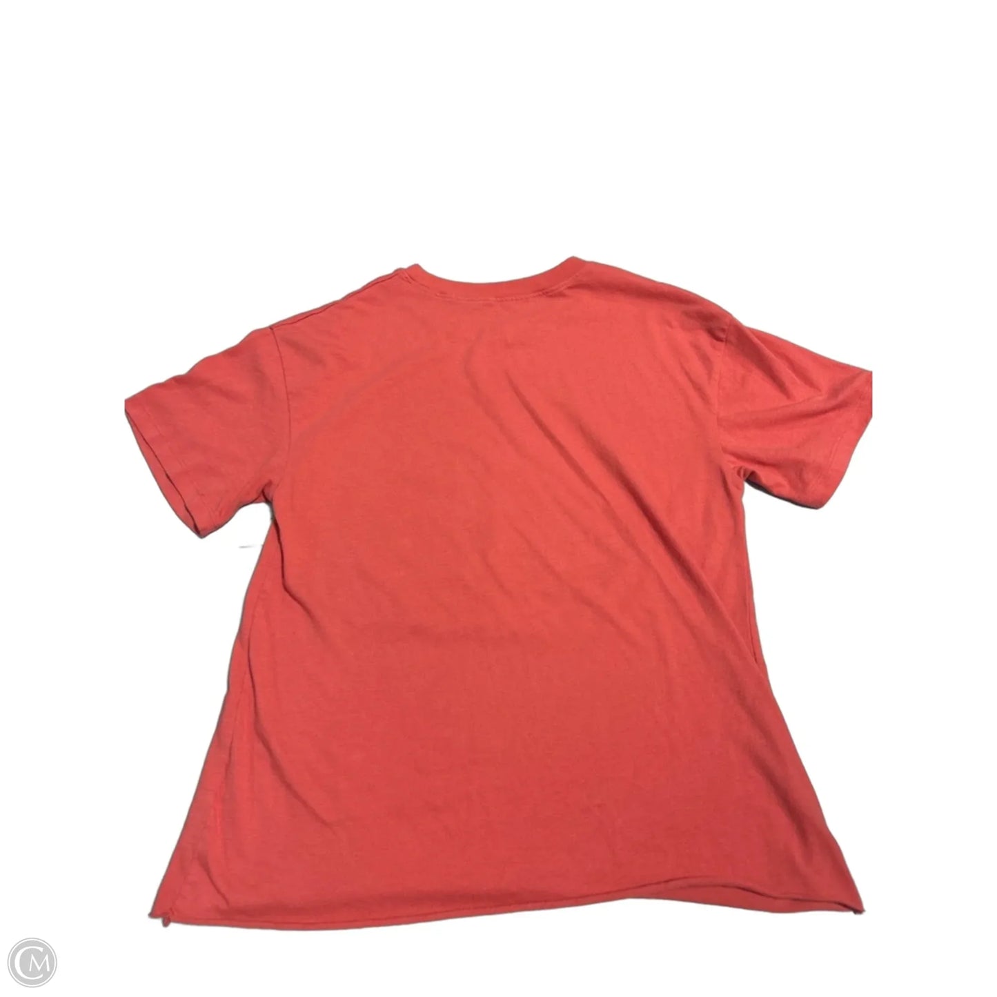 Top Short Sleeve Basic By Cmc In Red, Size: M