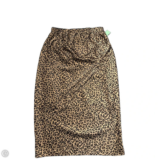 Skirt Maxi By Cme In Animal Print, Size: S