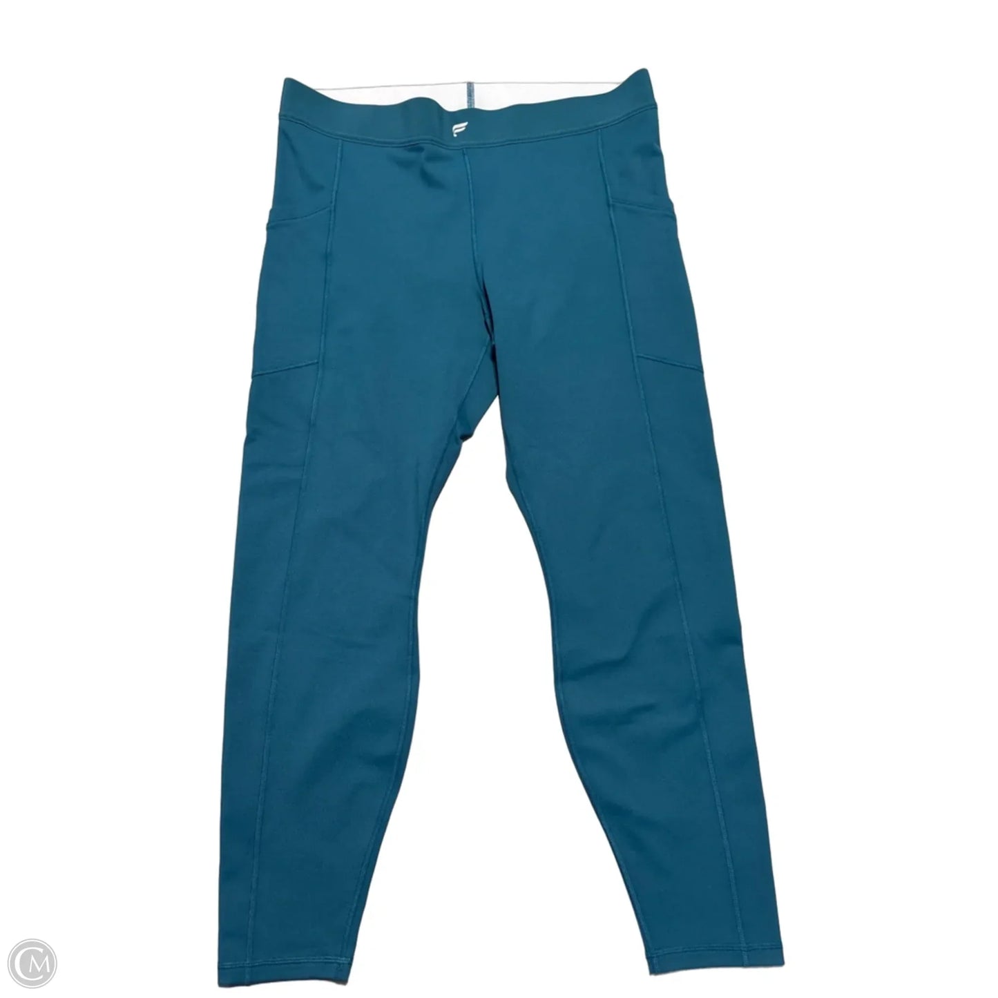 Athletic Leggings By Fabletics In Teal, Size: Xl