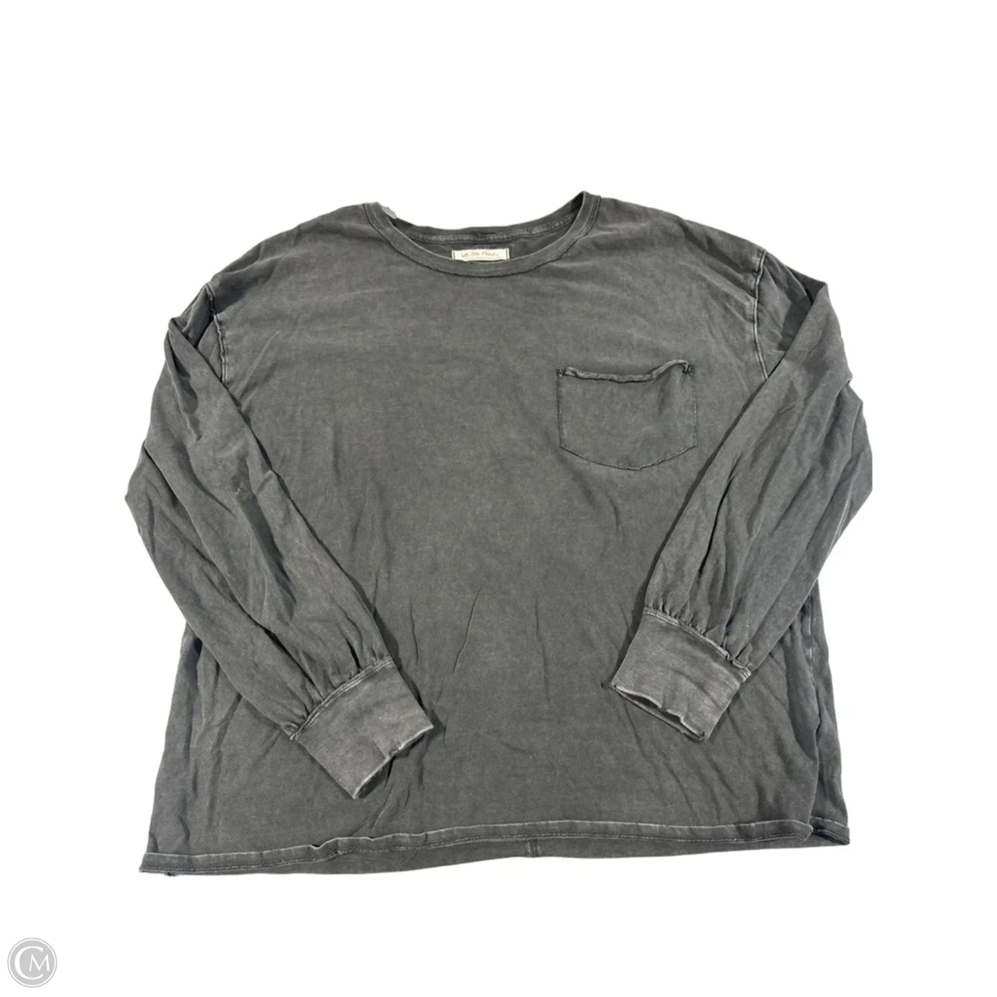 Top Long Sleeve By We The Free In Grey, Size: Xl