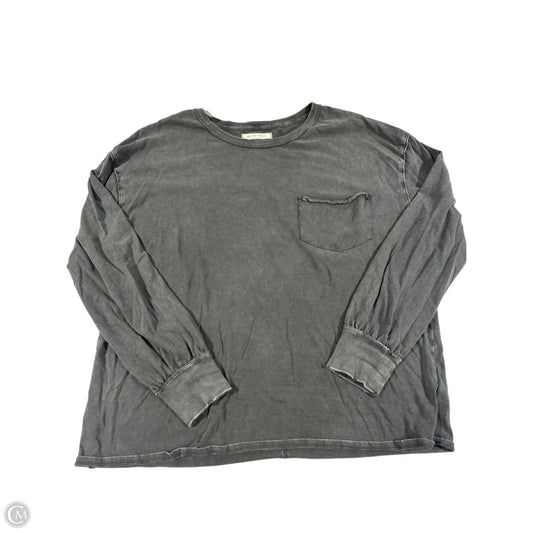 Top Long Sleeve By We The Free In Grey, Size: Xl