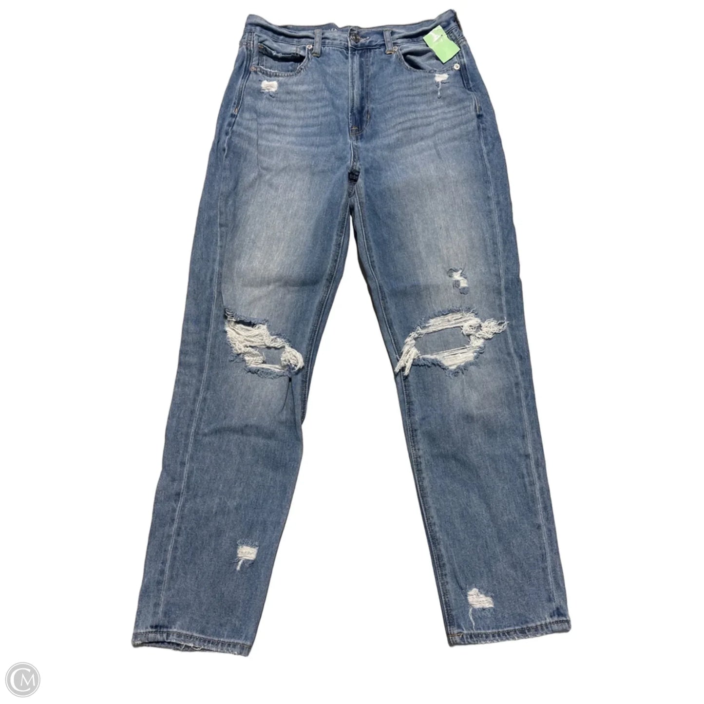 Jeans Straight By American Eagle In Blue, Size: 6