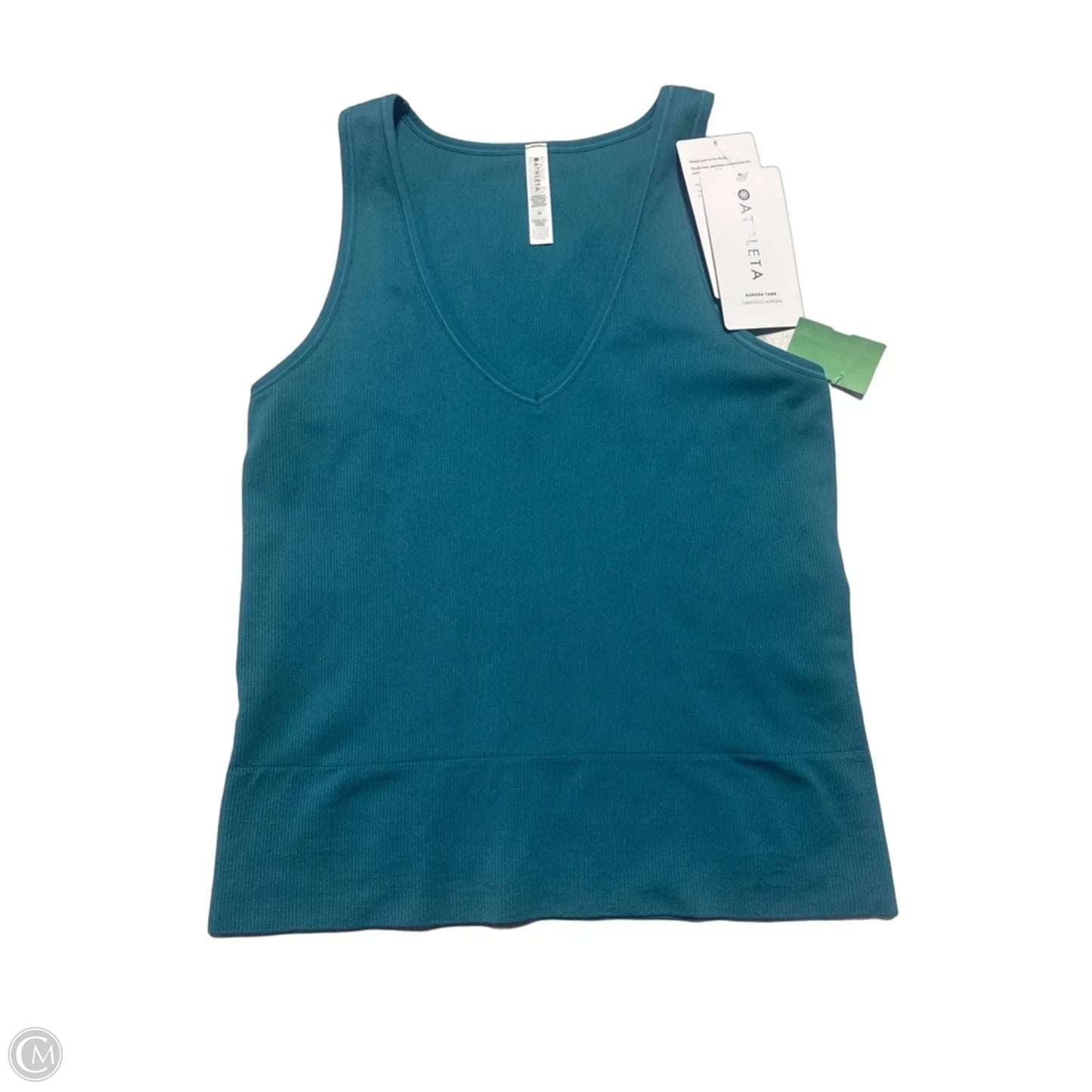 Athletic Tank Top By Athleta In Teal, Size: M
