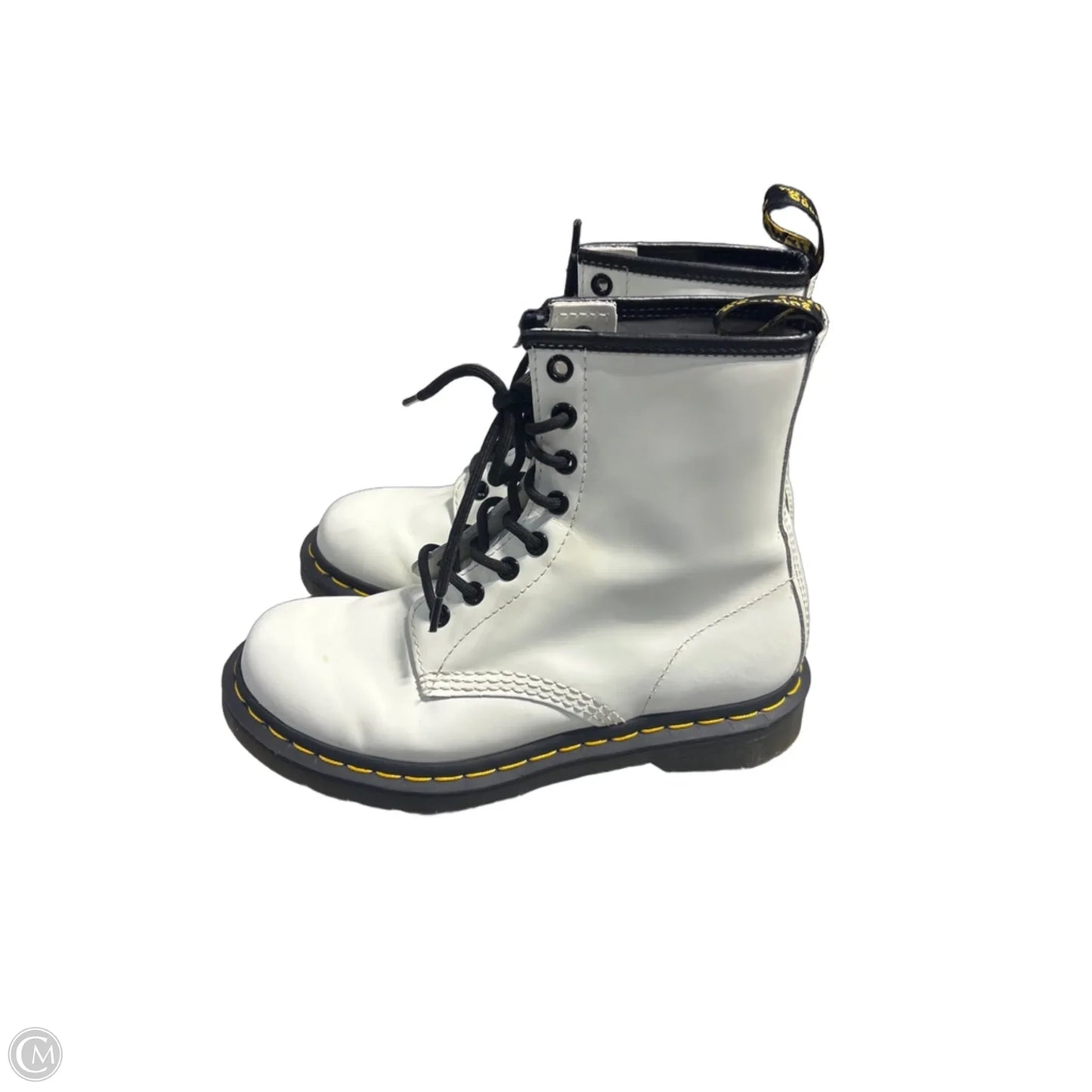 Boots Ankle Flats By Dr Martens In White, Size: 7