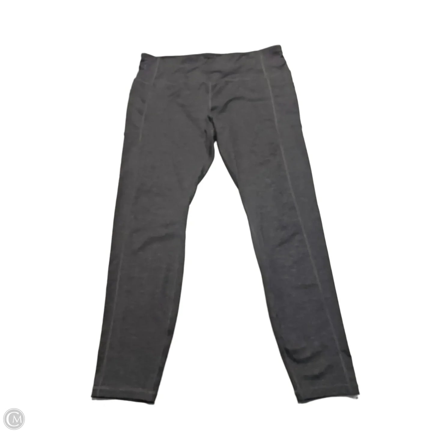 Athletic Leggings By Avia In Grey, Size: Xxl