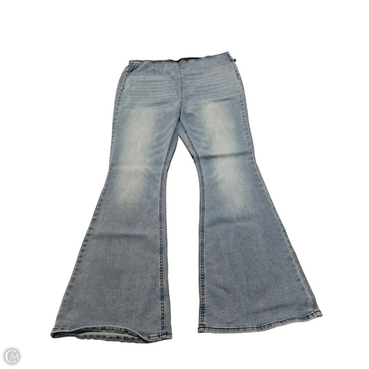 Jeans Flared By No Boundaries In Blue Denim, Size: 16