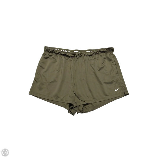 Athletic Shorts By Nike In Green, Size: Xl