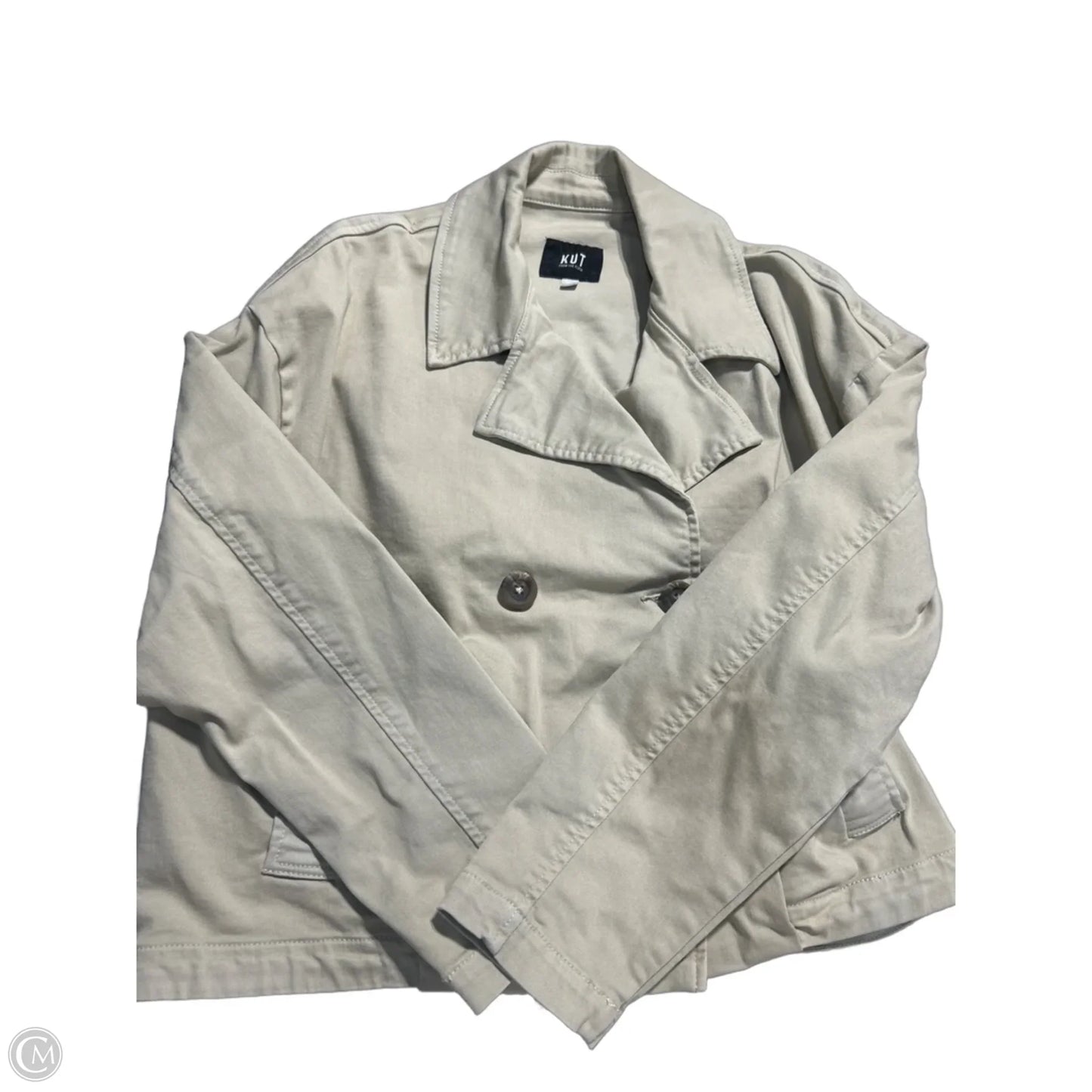 Jacket Denim By Kut In Green, Size: S