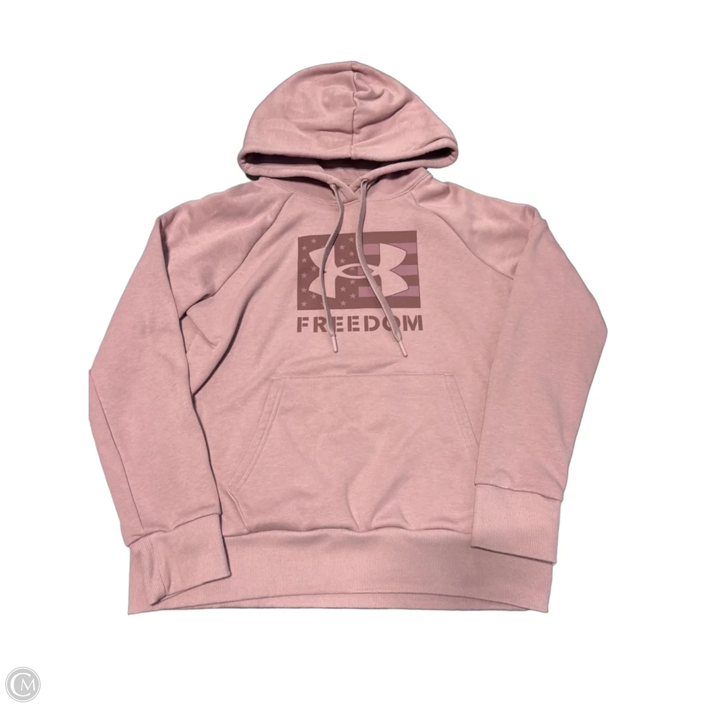 Sweatshirt Hoodie By Under Armour In Mauve, Size: S