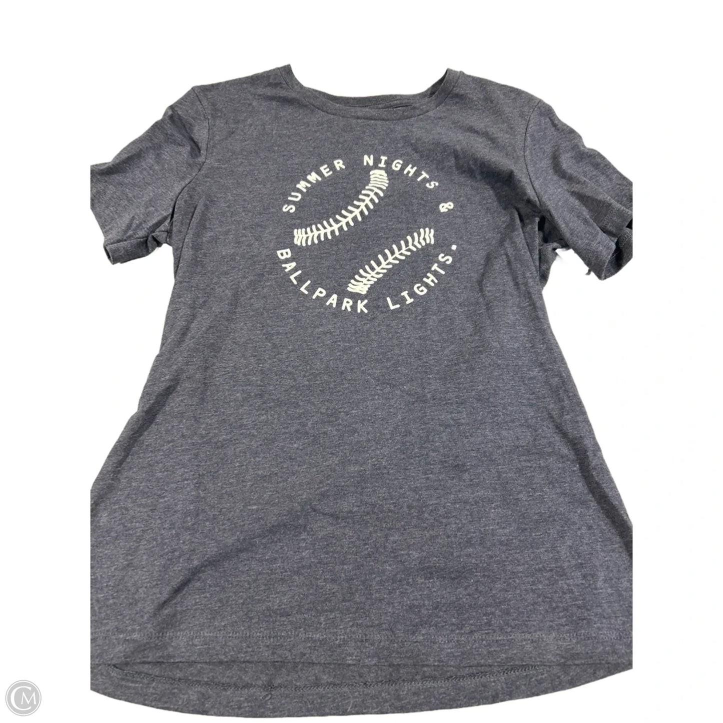 Top Short Sleeve Basic By Bella + Canvas In Navy, Size: S