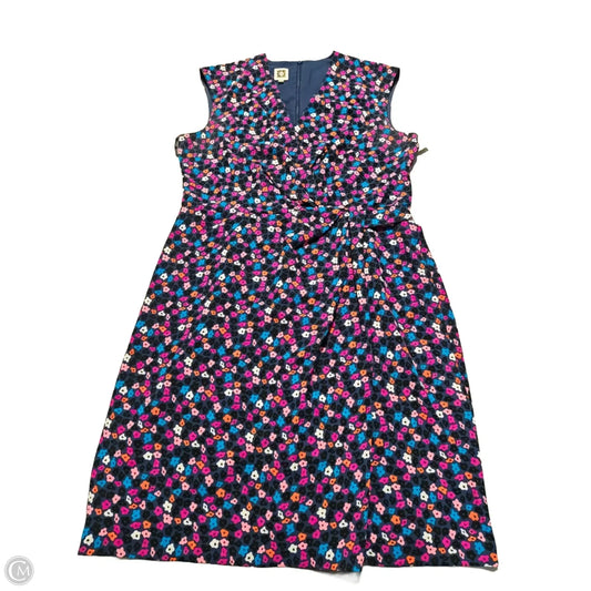 Dress Casual Midi By Anne Klein In Floral Print, Size: L